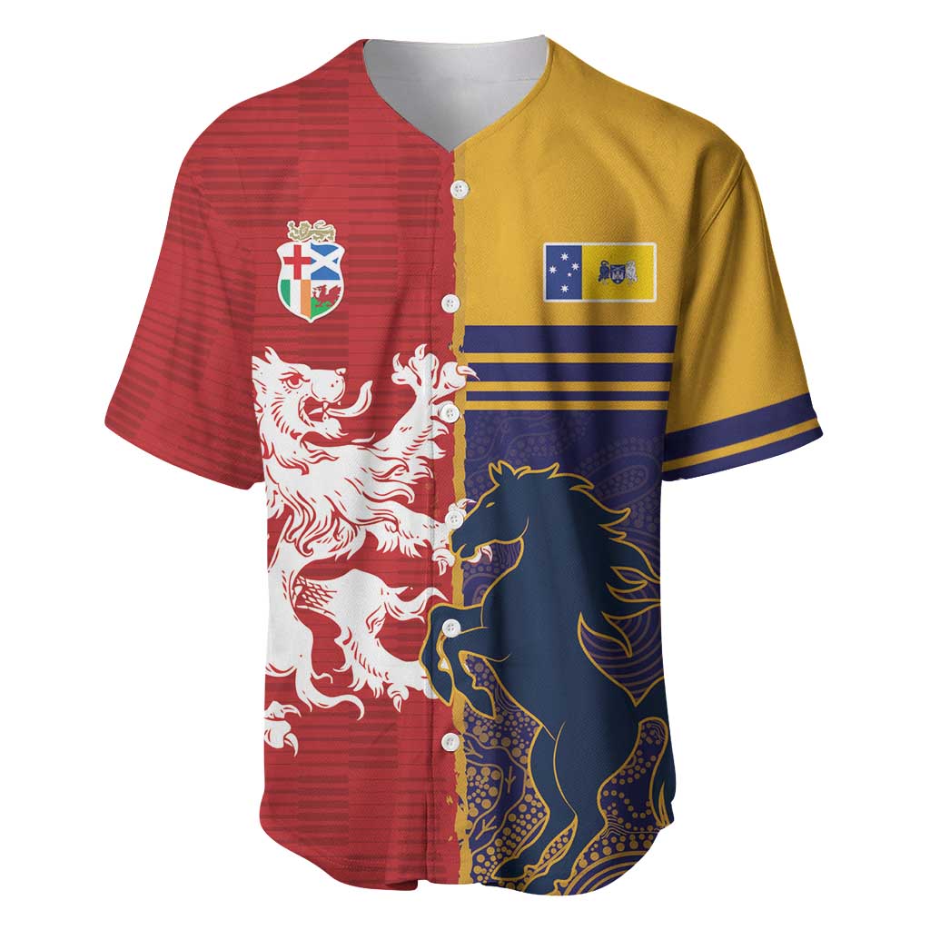 Custom British Lions Queensland Baseball Jersey Unique Style - Aussie Hoodie