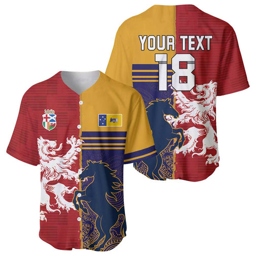 Custom British Lions Queensland Baseball Jersey Unique Style - Aussie Hoodie