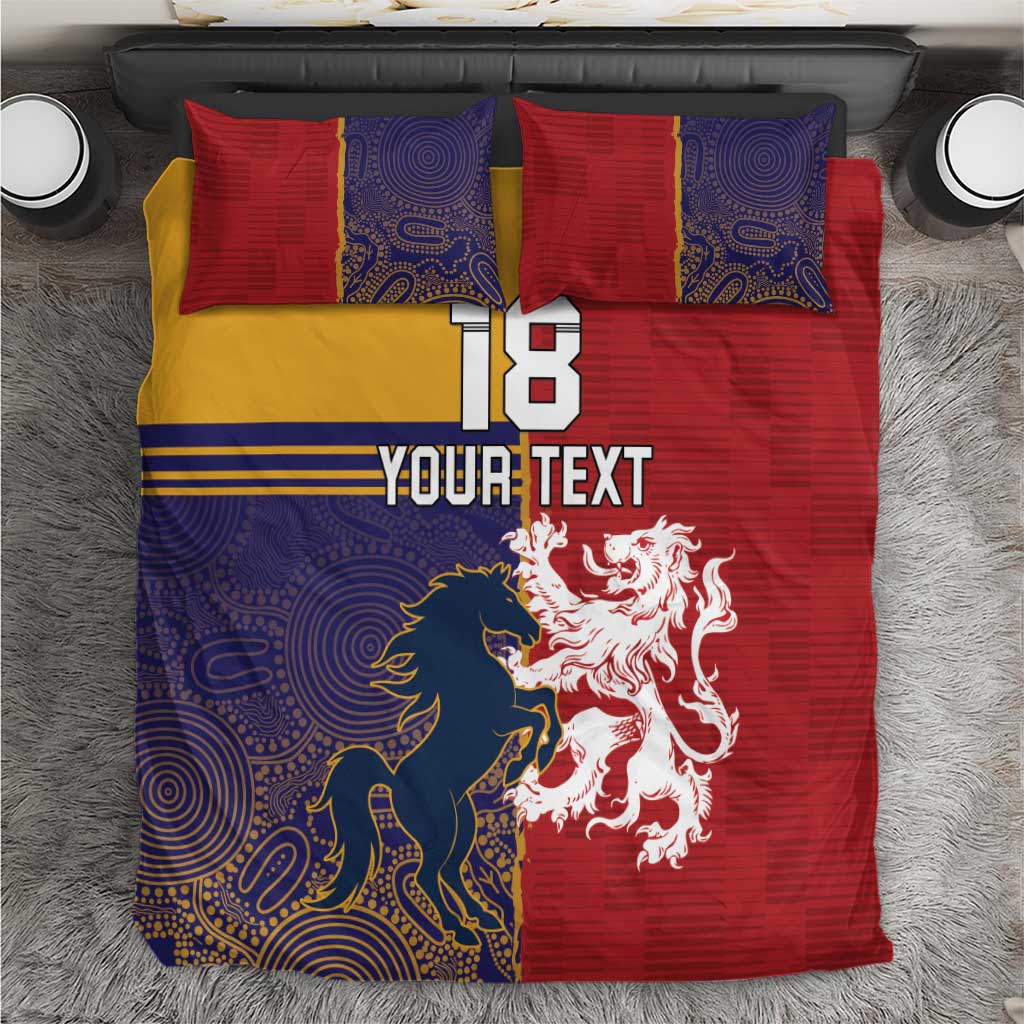 Custom British Lions Queensland Bedding Set Unique Style - Aussie Hoodie