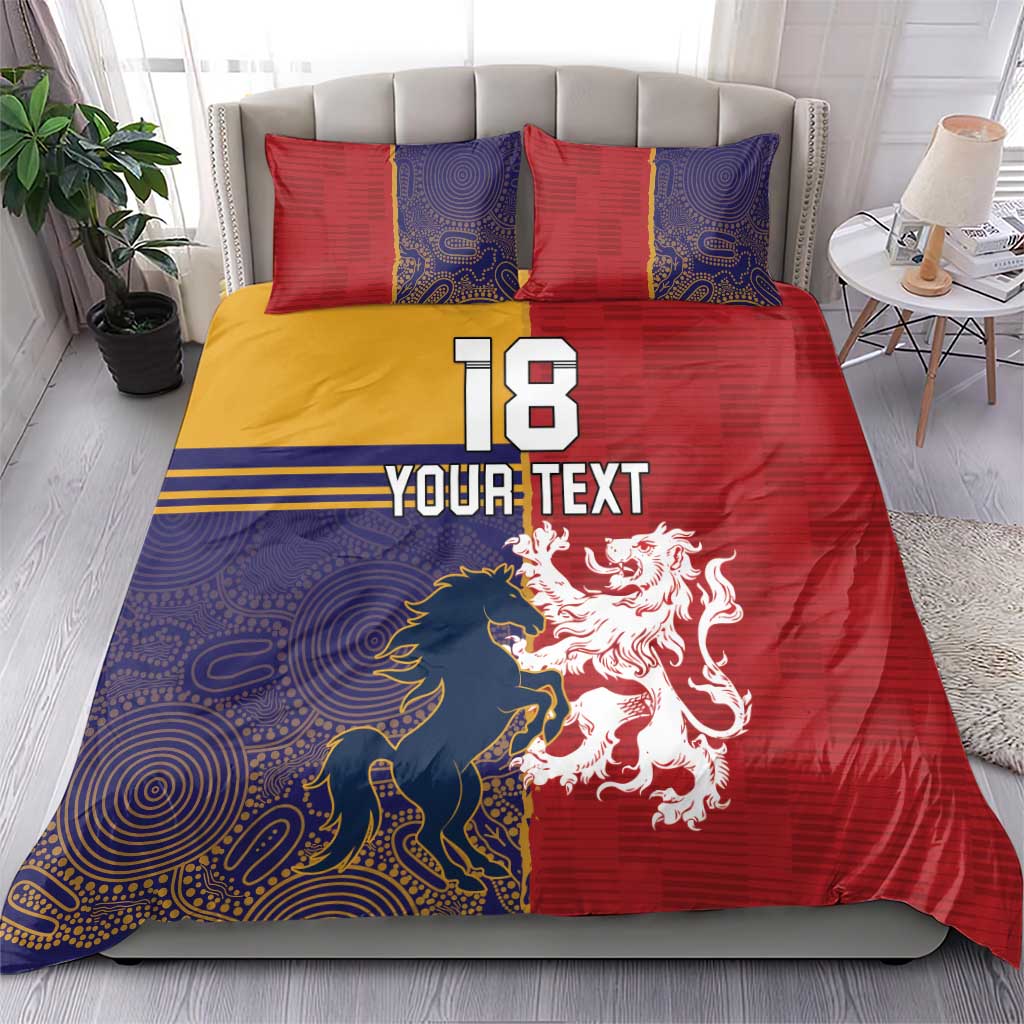 Custom British Lions Queensland Bedding Set Unique Style - Aussie Hoodie