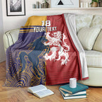 Custom British Lions Queensland Blanket Unique Style - Aussie Hoodie
