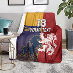 Custom British Lions Queensland Blanket Unique Style - Aussie Hoodie