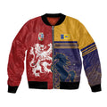 Custom British Lions Queensland Bomber Jacket Unique Style - Aussie Hoodie
