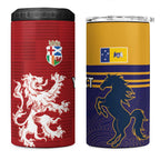 Custom British Lions Queensland 4 in 1 Can Cooler Tumbler Unique Style - Aussie Hoodie