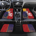 Custom British Lions Queensland Car Mats Unique Style - Aussie Hoodie