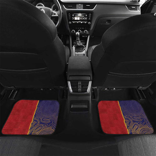 Custom British Lions Queensland Car Mats Unique Style - Aussie Hoodie