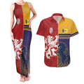 Custom British Lions Queensland Couples Matching Tank Maxi Dress and Hawaiian Shirt Unique Style - Aussie Hoodie