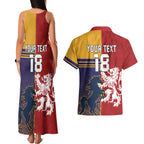 Custom British Lions Queensland Couples Matching Tank Maxi Dress and Hawaiian Shirt Unique Style - Aussie Hoodie