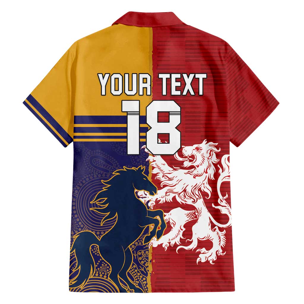 Custom British Lions Queensland Family Matching Long Sleeve Bodycon Dress and Hawaiian Shirt Unique Style - Aussie Hoodie