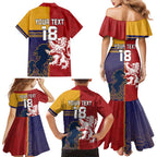 Custom British Lions Queensland Family Matching Mermaid Dress and Hawaiian Shirt Unique Style - Aussie Hoodie