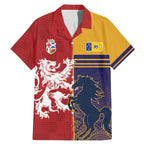 Custom British Lions Queensland Family Matching Mermaid Dress and Hawaiian Shirt Unique Style - Aussie Hoodie
