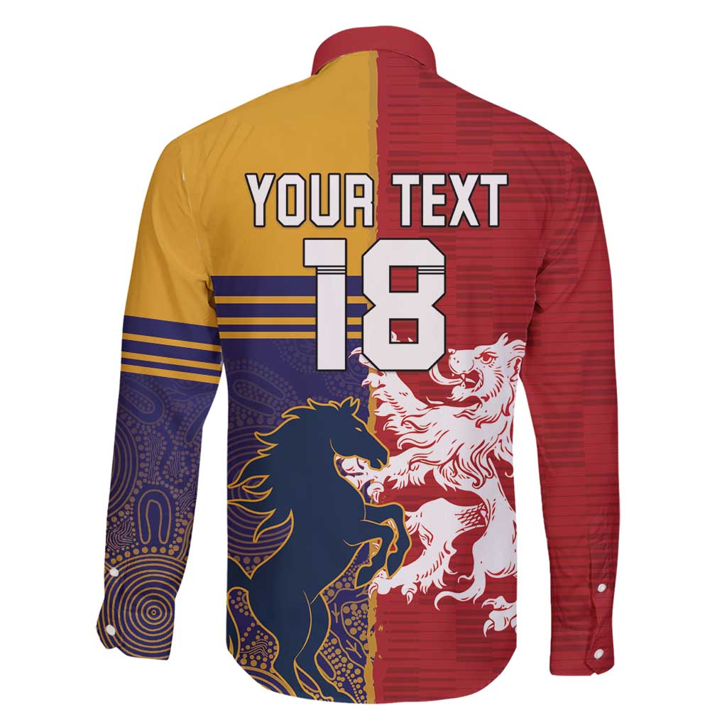 Custom British Lions Queensland Family Matching Off Shoulder Maxi Dress and Hawaiian Shirt Unique Style - Aussie Hoodie