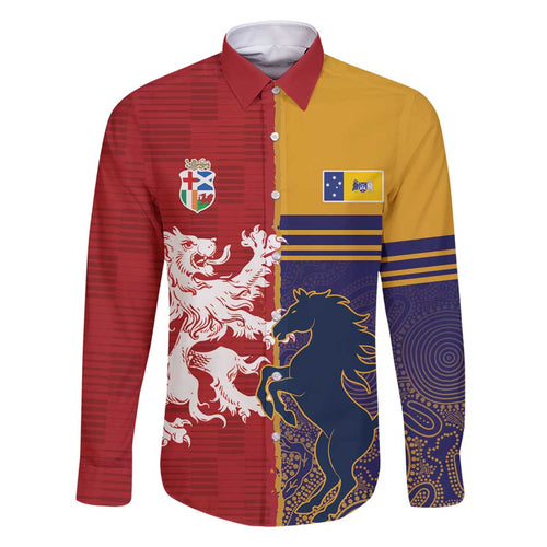 Custom British Lions Queensland Family Matching Off Shoulder Short Dress and Hawaiian Shirt Unique Style - Aussie Hoodie