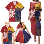 Custom British Lions Queensland Family Matching Puletasi and Hawaiian Shirt Unique Style - Aussie Hoodie