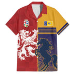 Custom British Lions Queensland Family Matching Puletasi and Hawaiian Shirt Unique Style - Aussie Hoodie