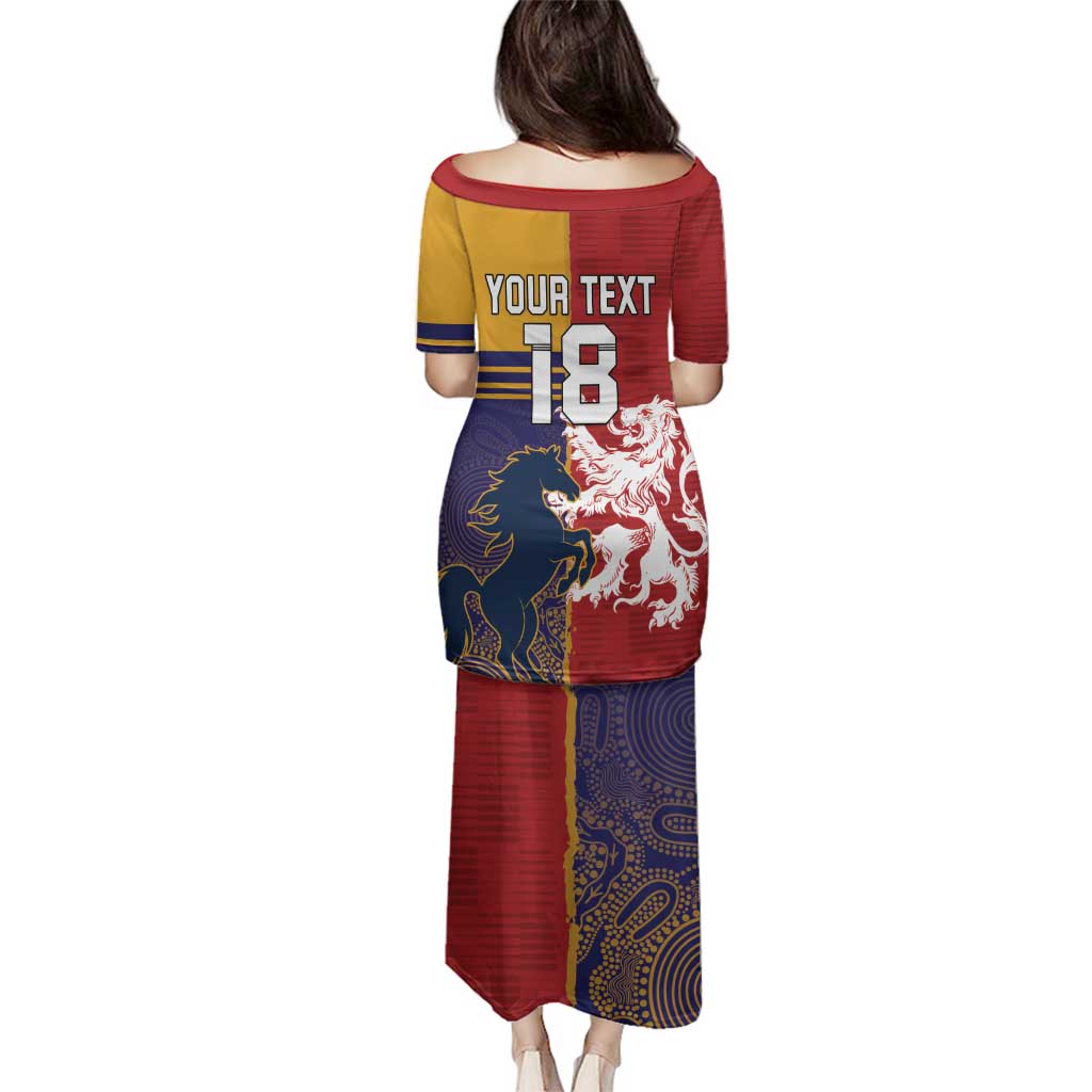 Custom British Lions Queensland Family Matching Puletasi and Hawaiian Shirt Unique Style - Aussie Hoodie