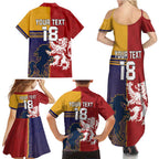 Custom British Lions Queensland Family Matching Summer Maxi Dress and Hawaiian Shirt Unique Style - Aussie Hoodie