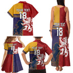 Custom British Lions Queensland Family Matching Tank Maxi Dress and Hawaiian Shirt Unique Style - Aussie Hoodie
