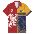 Custom British Lions Queensland Family Matching Tank Maxi Dress and Hawaiian Shirt Unique Style - Aussie Hoodie