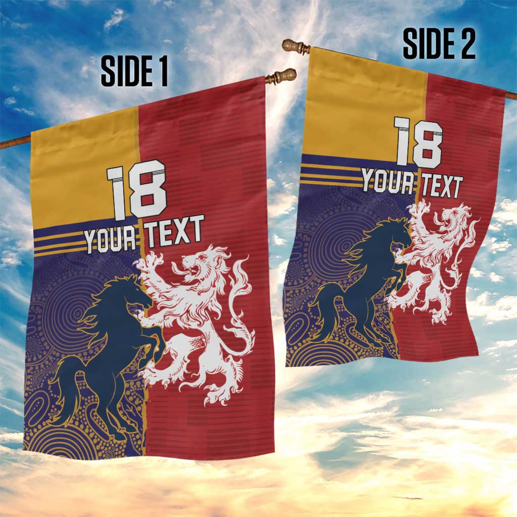 Custom British Lions Queensland Garden Flag Unique Style - Aussie Hoodie
