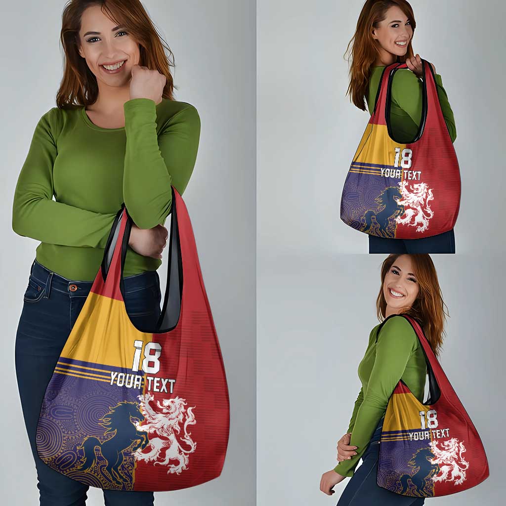 Custom British Lions Queensland Grocery Bag Unique Style - Aussie Hoodie