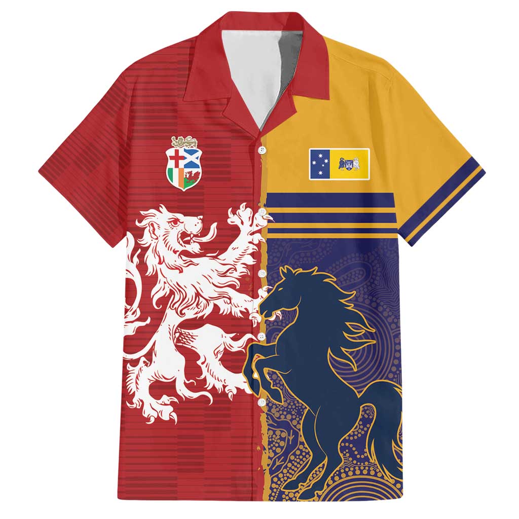 Custom British Lions Queensland Hawaiian Shirt Unique Style - Aussie Hoodie