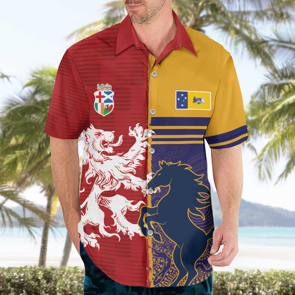 Custom British Lions Queensland Hawaiian Shirt Unique Style - Aussie Hoodie