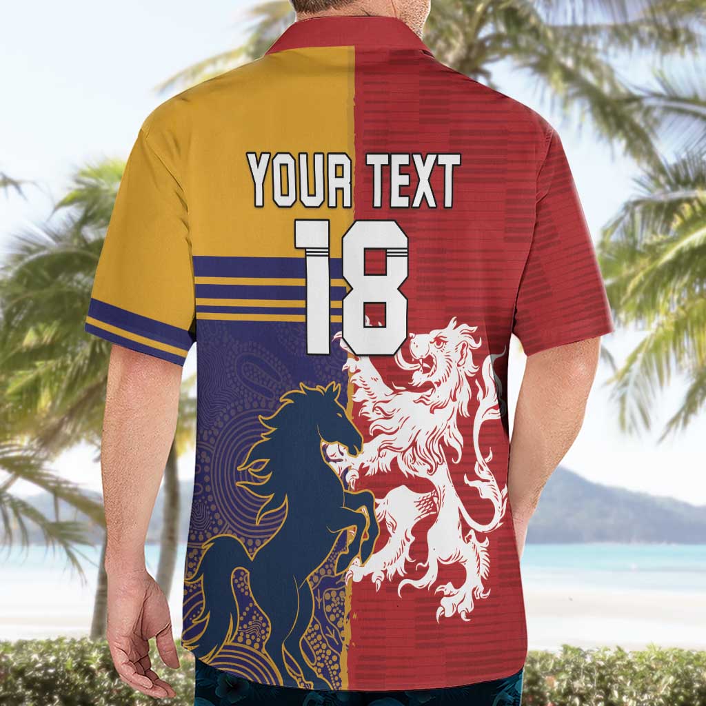 Custom British Lions Queensland Hawaiian Shirt Unique Style - Aussie Hoodie