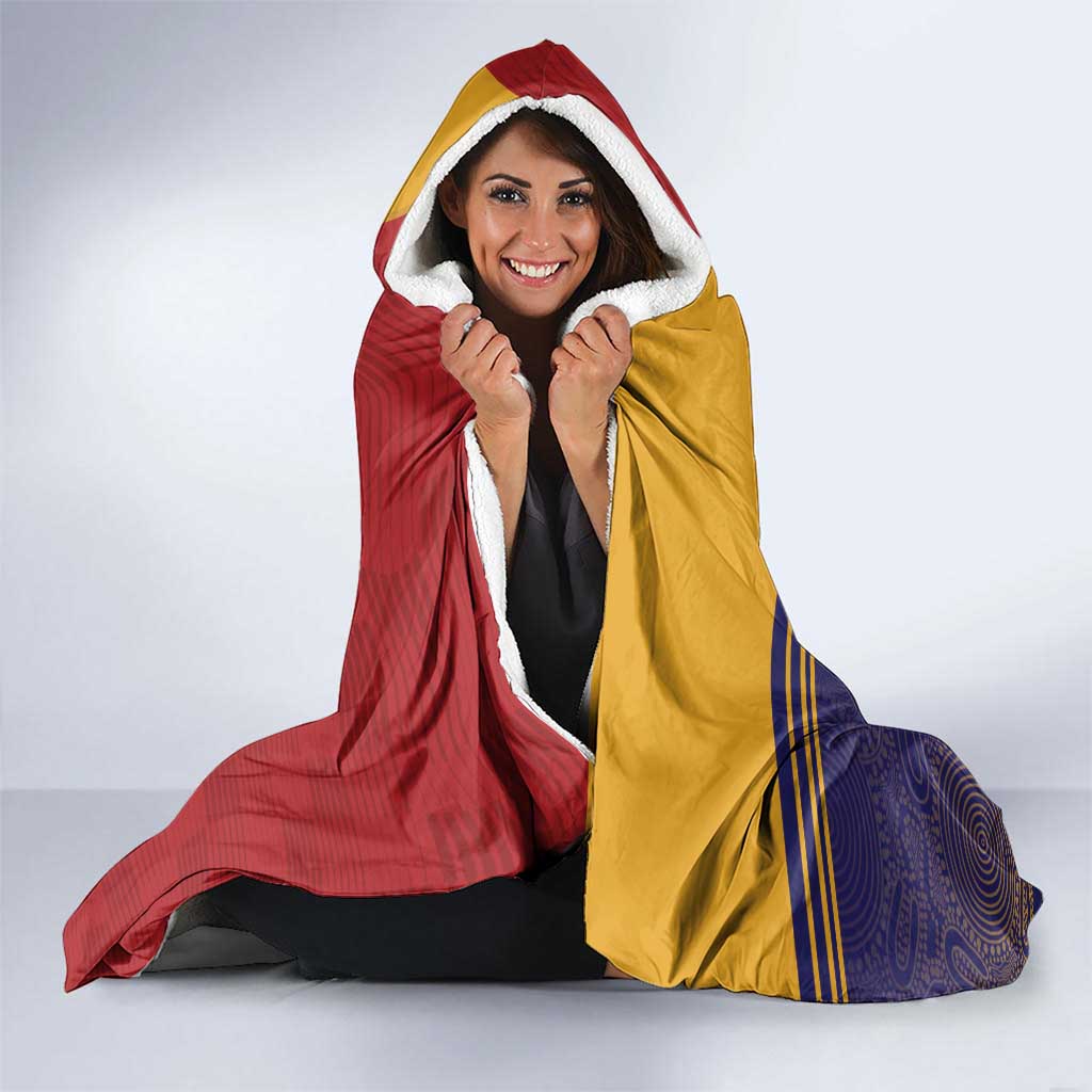 Custom British Lions Queensland Hooded Blanket Unique Style - Aussie Hoodie