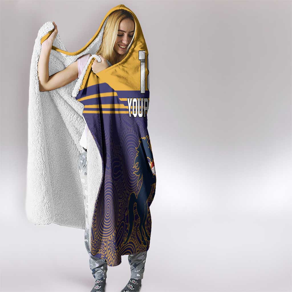 Custom British Lions Queensland Hooded Blanket Unique Style - Aussie Hoodie