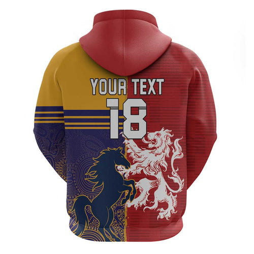 Custom British Lions Queensland Hoodie Unique Style - Aussie Hoodie
