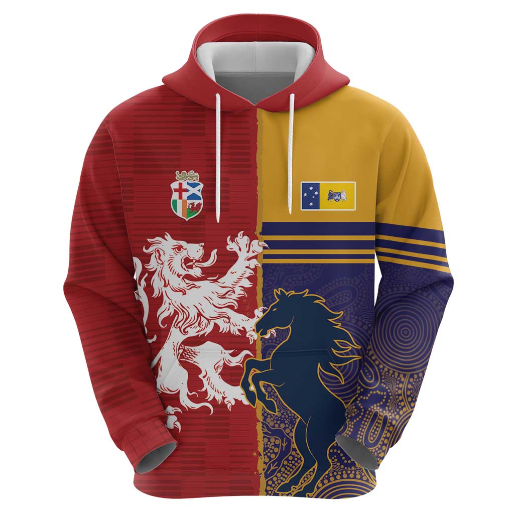 Custom British Lions Queensland Hoodie Unique Style - Aussie Hoodie