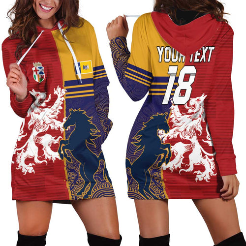 Custom British Lions Queensland Hoodie Dress Unique Style - Aussie Hoodie