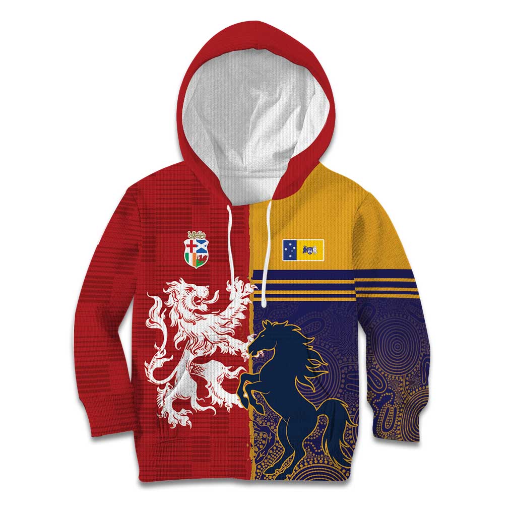 Custom British Lions Queensland Kid Hoodie Unique Style - Aussie Hoodie