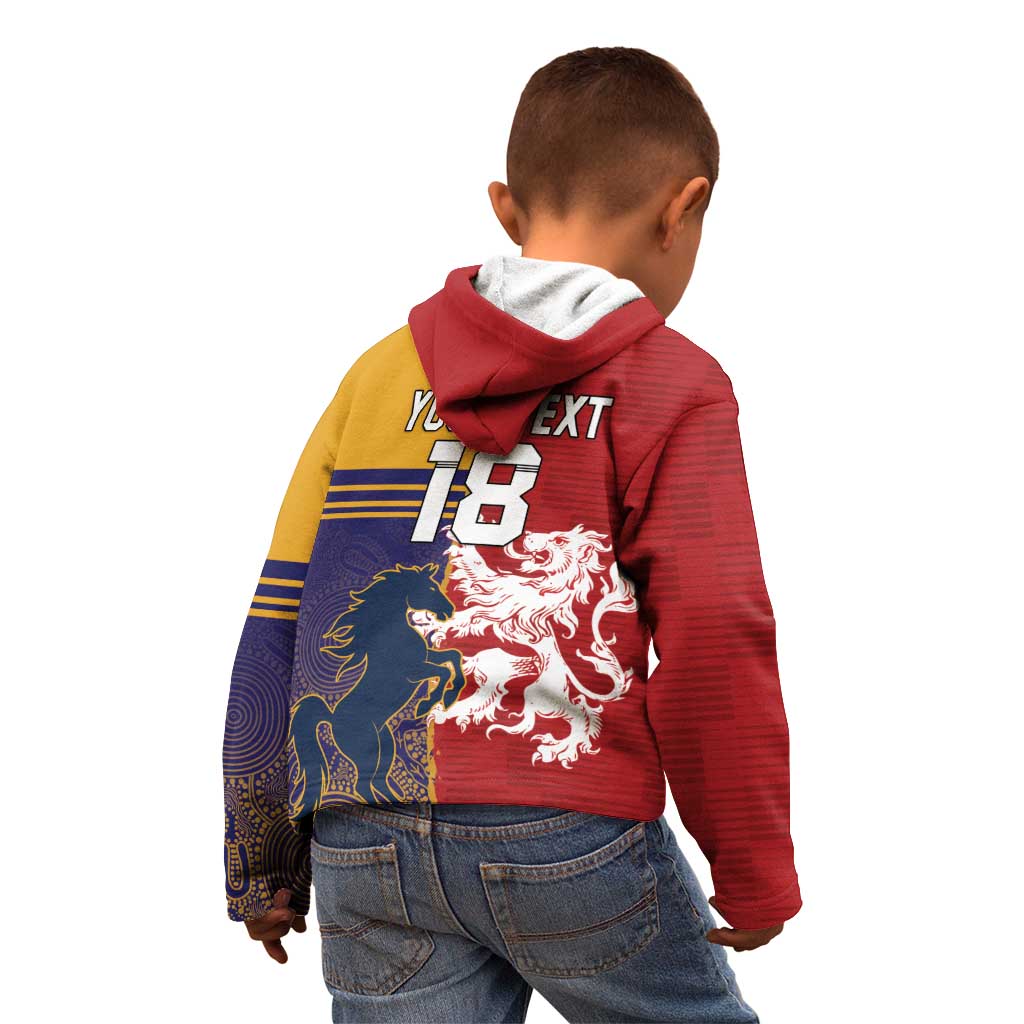 Custom British Lions Queensland Kid Hoodie Unique Style - Aussie Hoodie