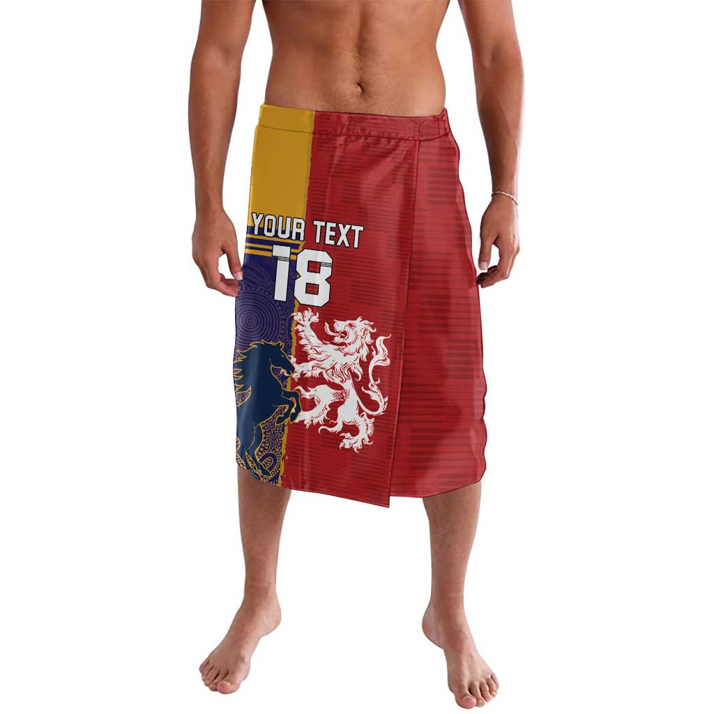Custom British Lions Queensland Lavalava Unique Style - Aussie Hoodie