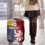 Custom British Lions Queensland Luggage Cover Unique Style - Aussie Hoodie