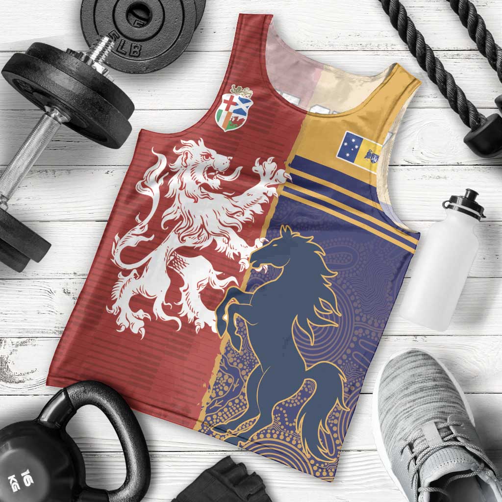 Custom British Lions Queensland Men Tank Top Unique Style - Aussie Hoodie