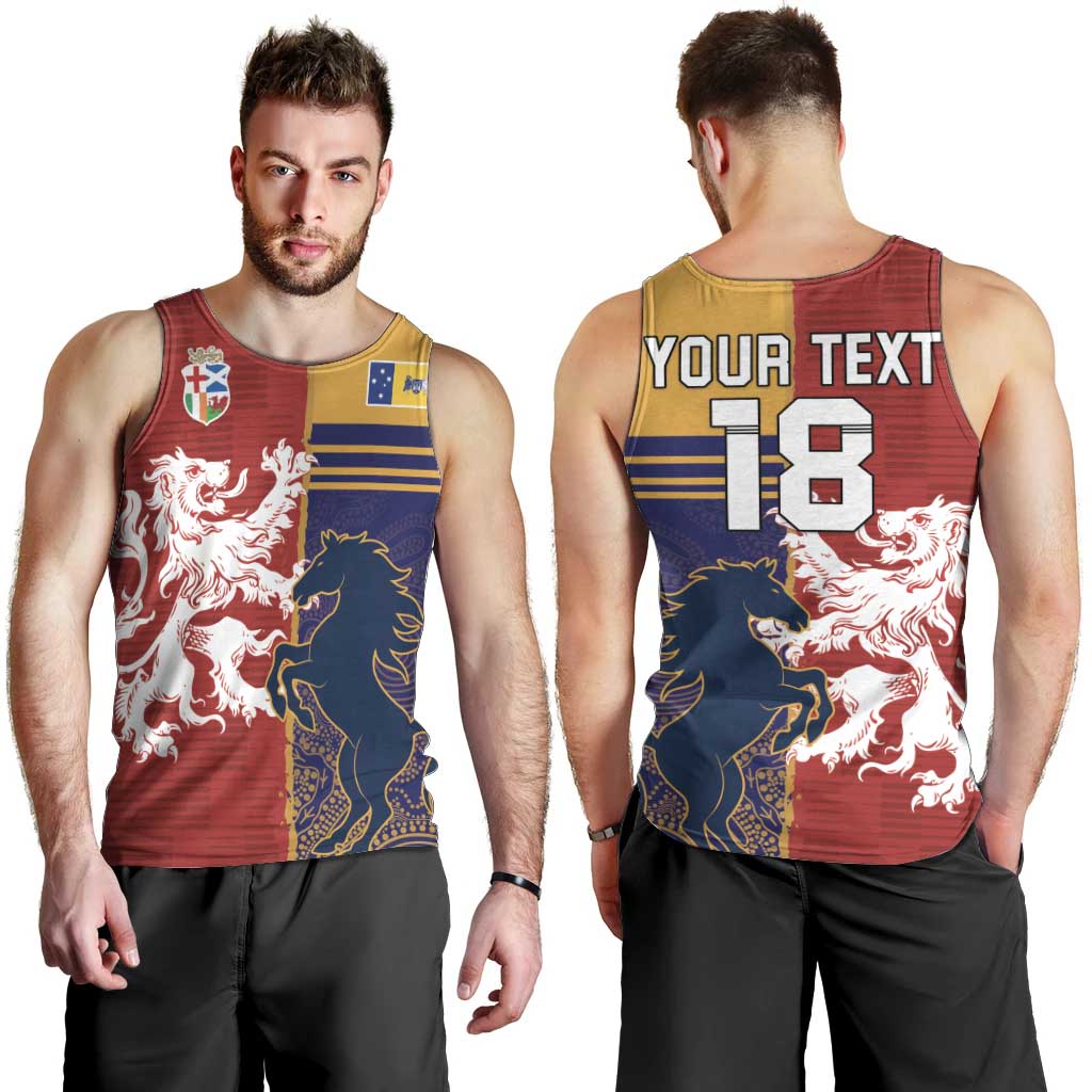 Custom British Lions Queensland Men Tank Top Unique Style - Aussie Hoodie