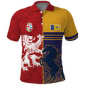 Custom British Lions Queensland Polo Shirt Unique Style - Aussie Hoodie