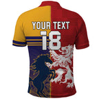 Custom British Lions Queensland Polo Shirt Unique Style - Aussie Hoodie