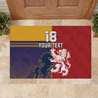 Custom British Lions Queensland Rubber Doormat Unique Style - Aussie Hoodie