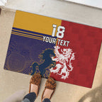 Custom British Lions Queensland Rubber Doormat Unique Style - Aussie Hoodie