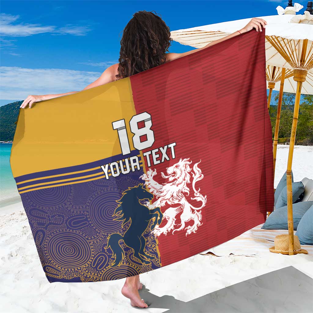 Custom British Lions Queensland Sarong Unique Style - Aussie Hoodie