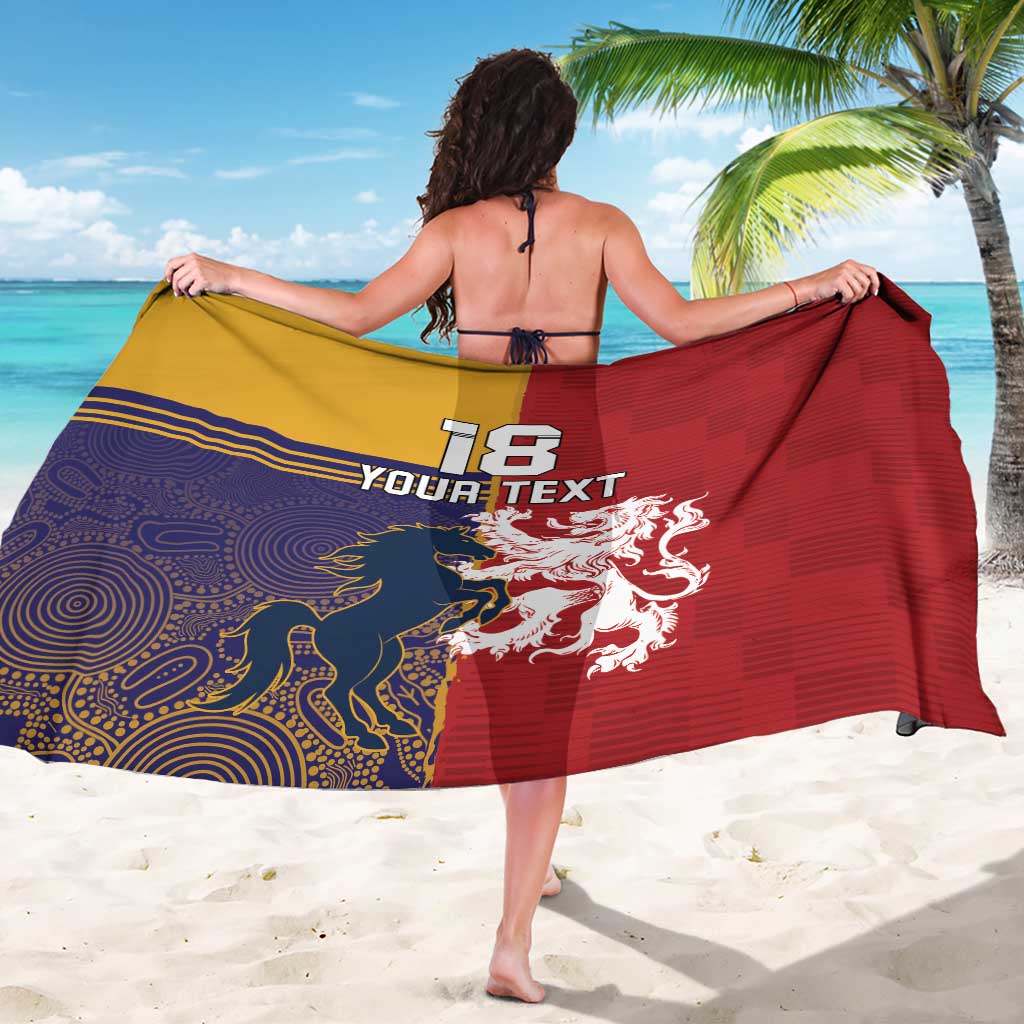 Custom British Lions Queensland Sarong Unique Style - Aussie Hoodie
