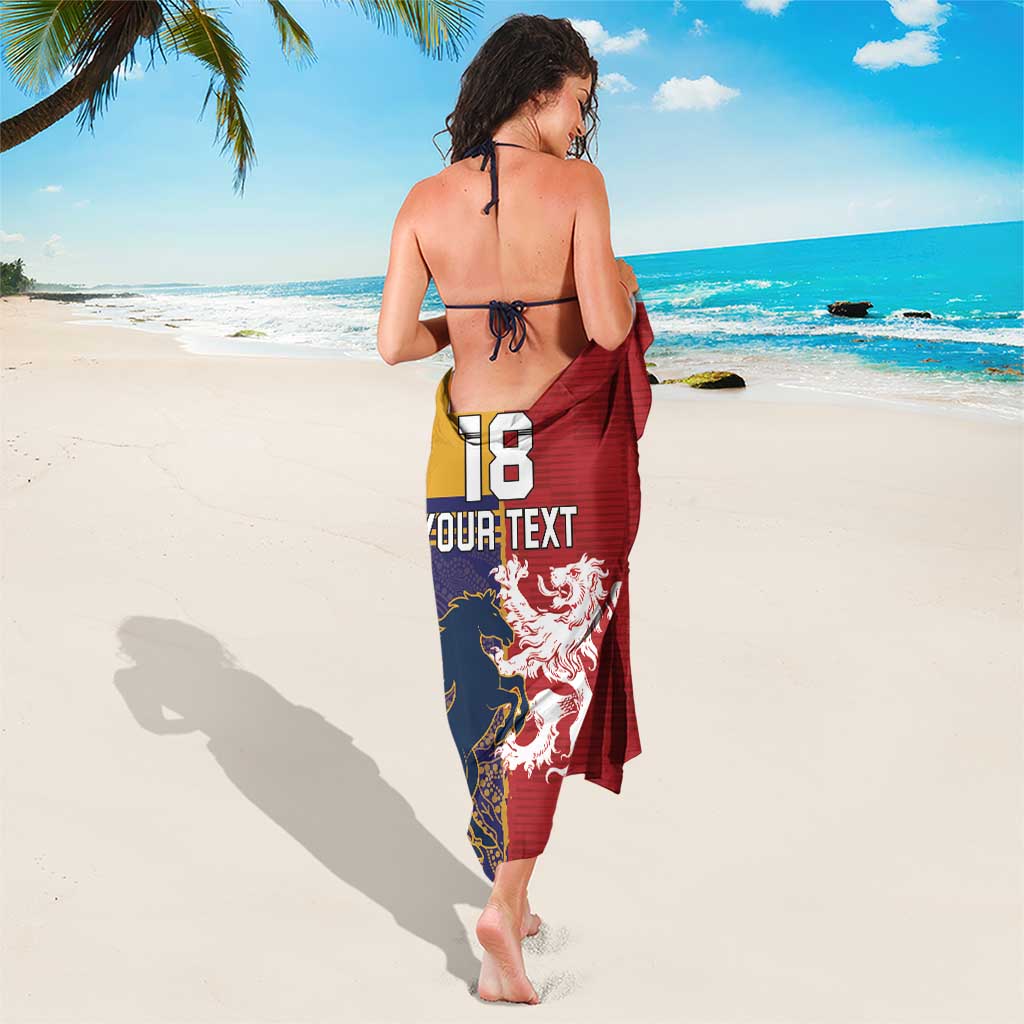 Custom British Lions Queensland Sarong Unique Style - Aussie Hoodie