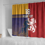 Custom British Lions Queensland Shower Curtain Unique Style - Aussie Hoodie