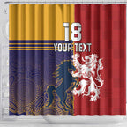 Custom British Lions Queensland Shower Curtain Unique Style - Aussie Hoodie