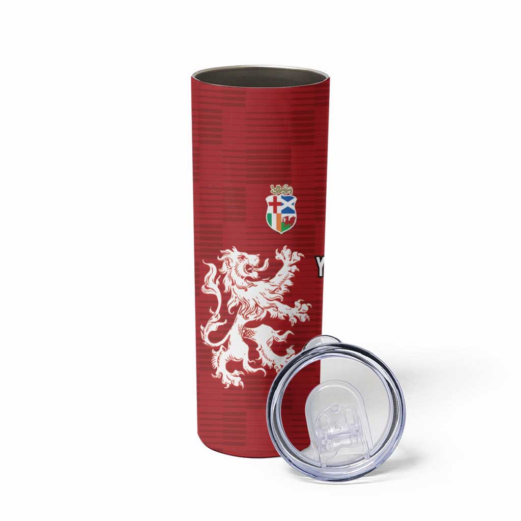 Custom British Lions Queensland Skinny Tumbler Unique Style - Aussie Hoodie