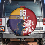 Custom British Lions Queensland Spare Tire Cover Unique Style - Aussie Hoodie